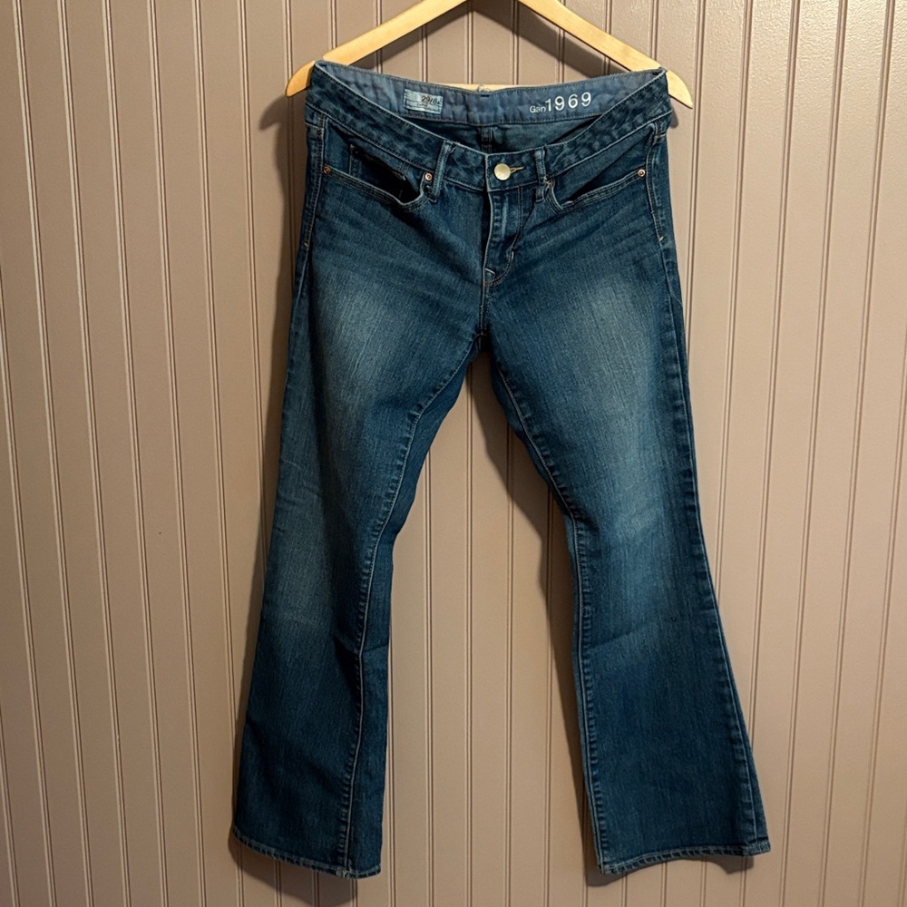 Women's GAP Dark Blue Flare Jeans